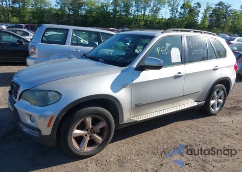 2008 BMW X5 3.0Si from USA, damaged, VIN 5UXFE43588L033198